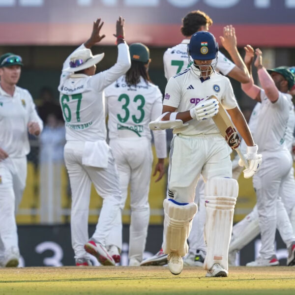 गुवाहाटी टेस्ट मैच की तस्वीर।