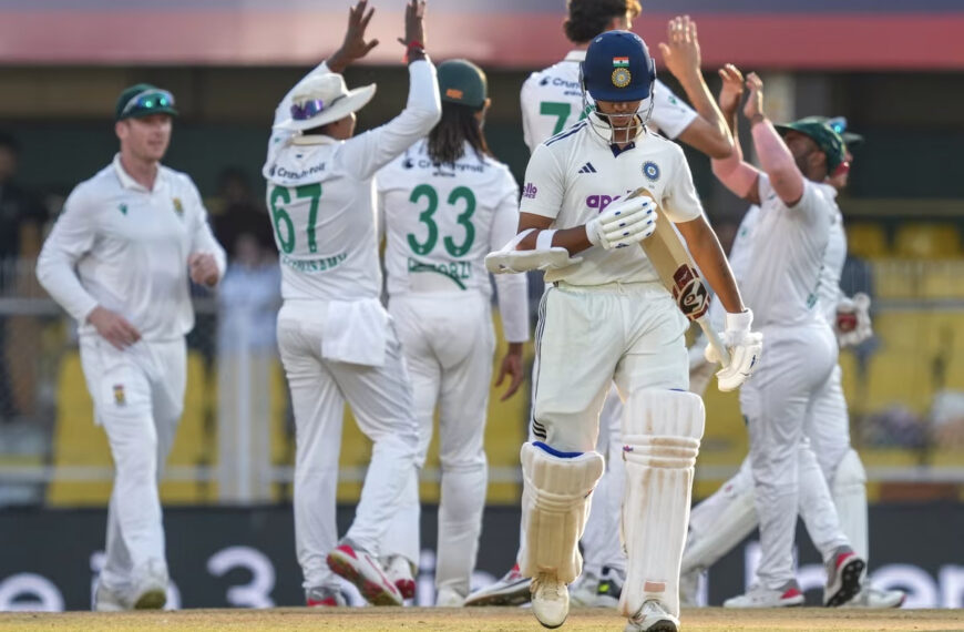 गुवाहाटी टेस्ट मैच की तस्वीर।