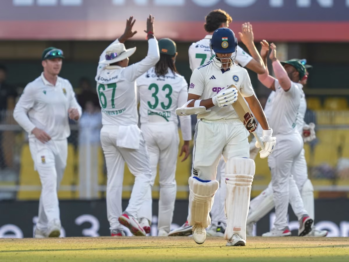 गुवाहाटी टेस्ट मैच की तस्वीर।